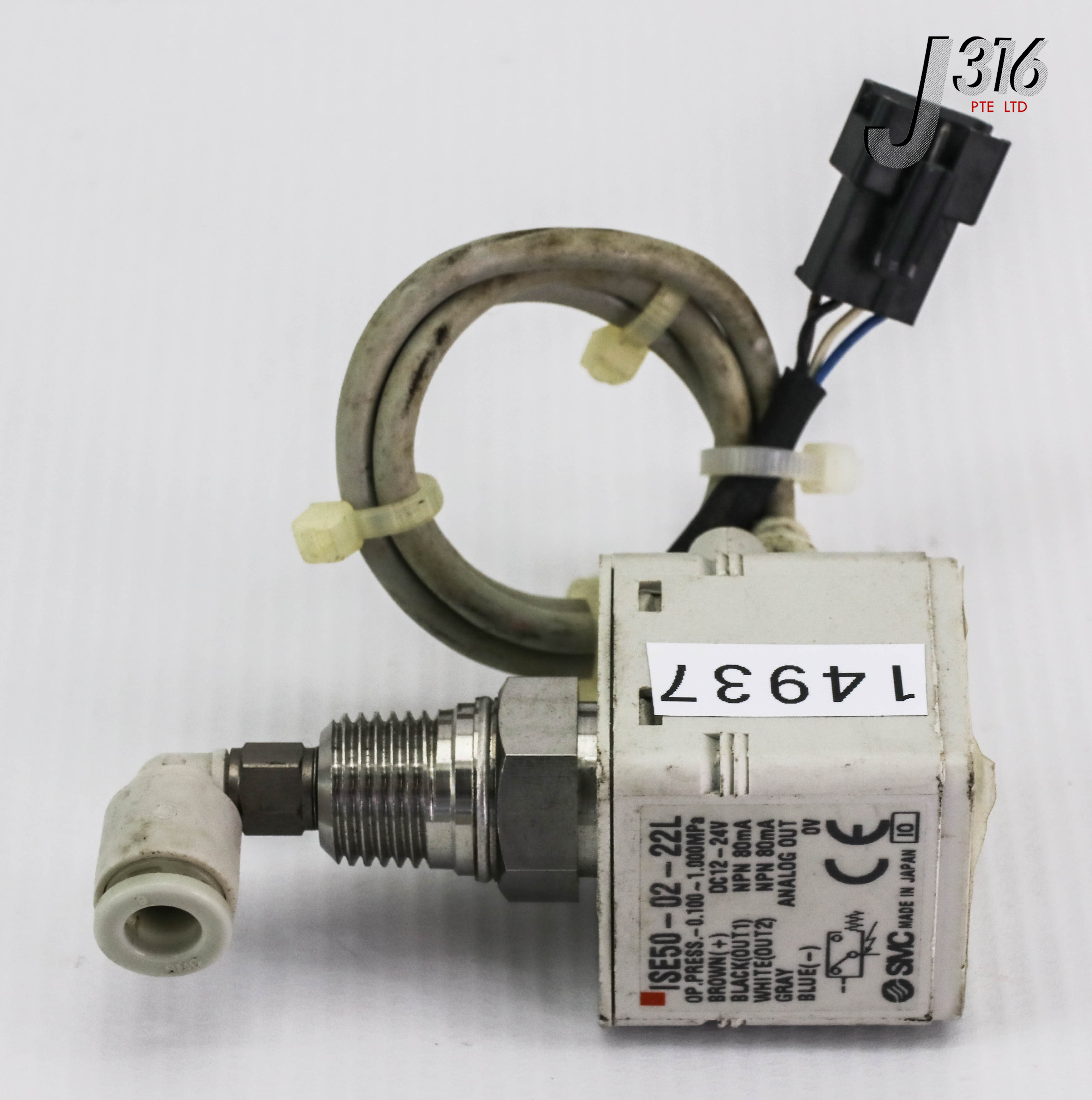 14937 SMC PRESSURE SWITCH 0.100~1.000MPA ISE50-02-22L | eBay
